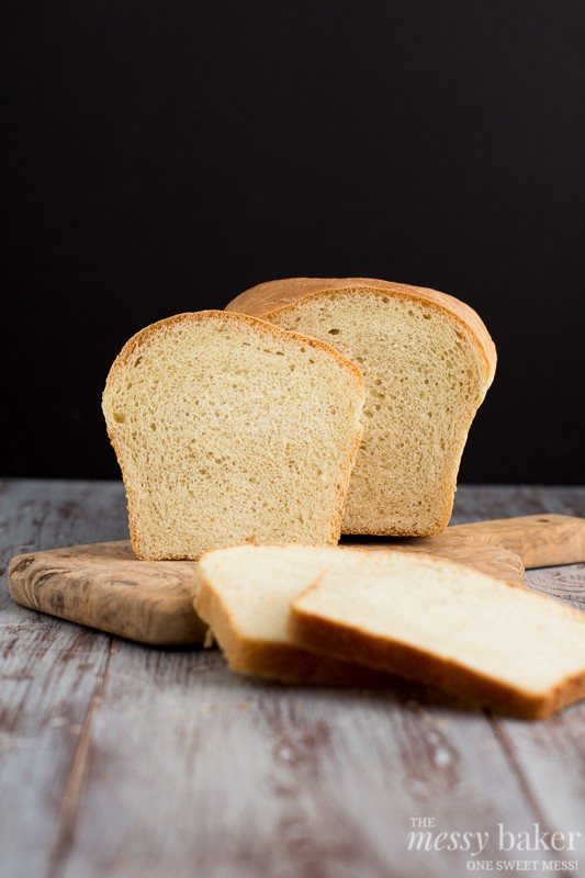 Simple White Bread | www.themessybakerblog.com