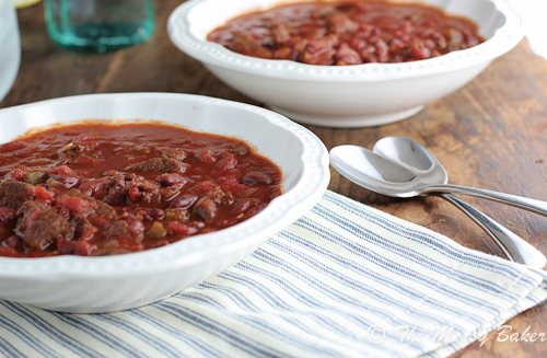 Smoky Venison Chili {www.themessybakerblog.com}-4759