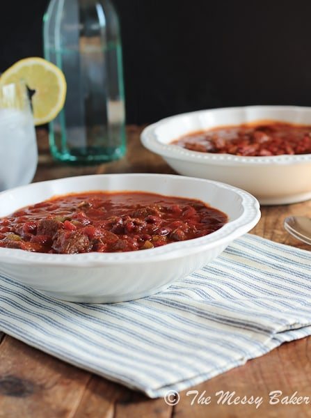 Smoky Venison Chili {www.themessybakerblog.com}-4742