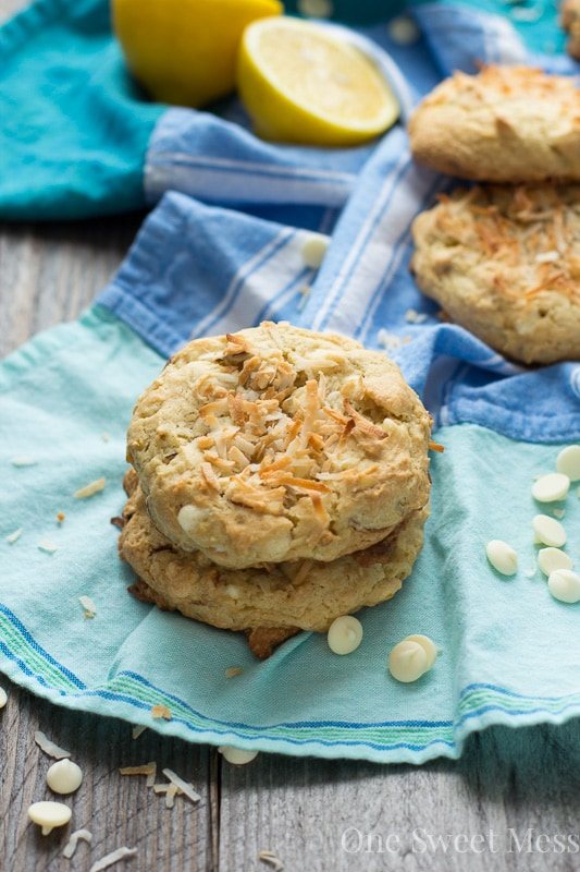 Soft-Baked Lemon Coconut Cookies ~ #SundaySupper