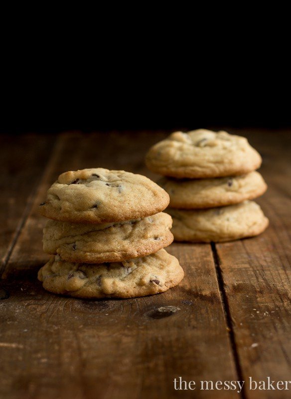 Soft Batch Triple Chocolate Cookies | www.themessybakerblog.com