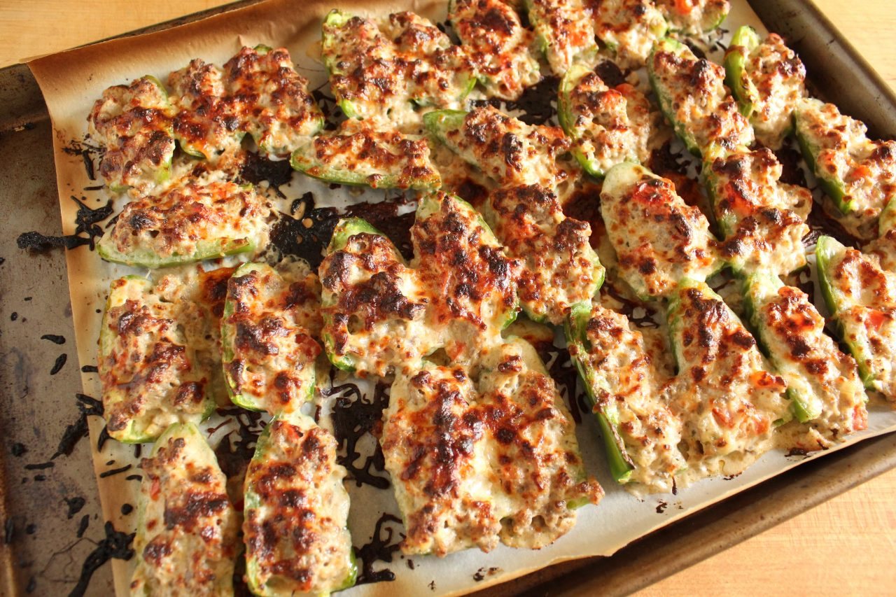 Some-Like-It-Hot Stuffed Jalapeños