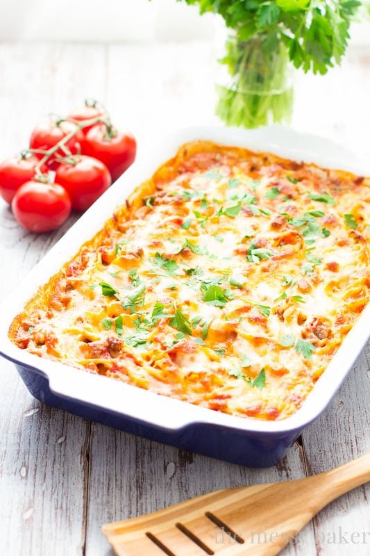 Southwestern Spaghetti Pie