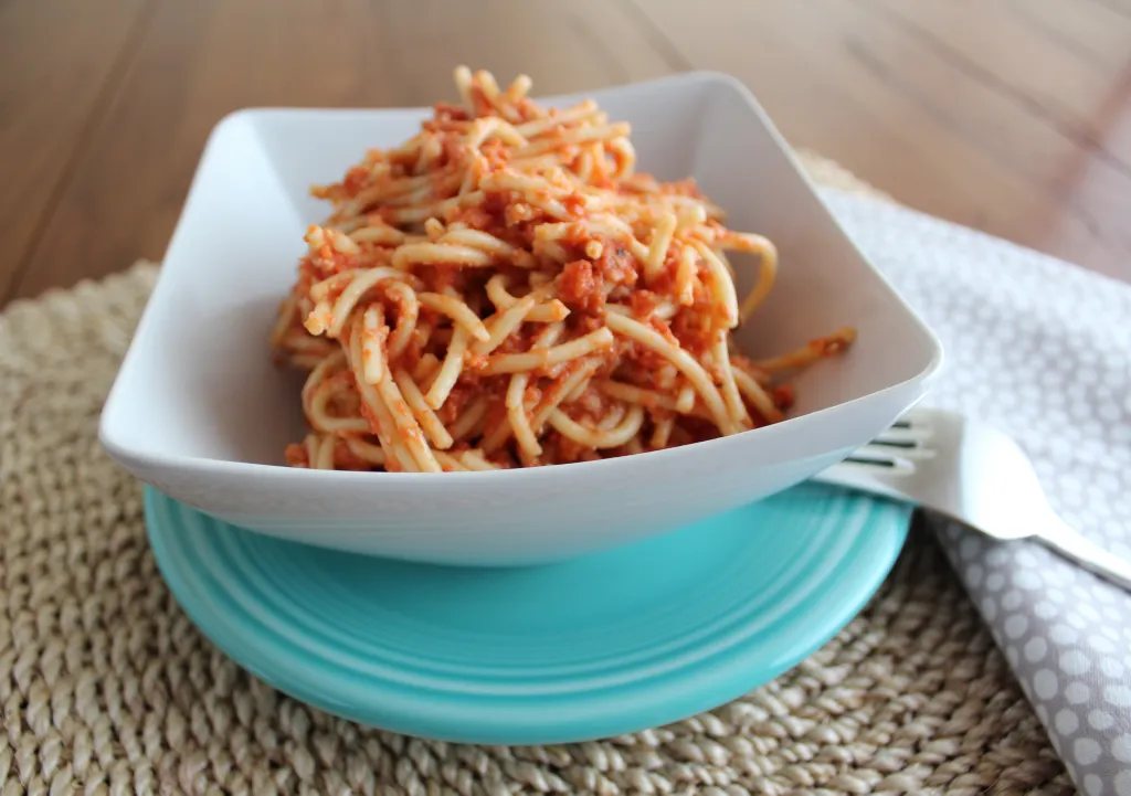 Spaghetti with Vodka Sauce