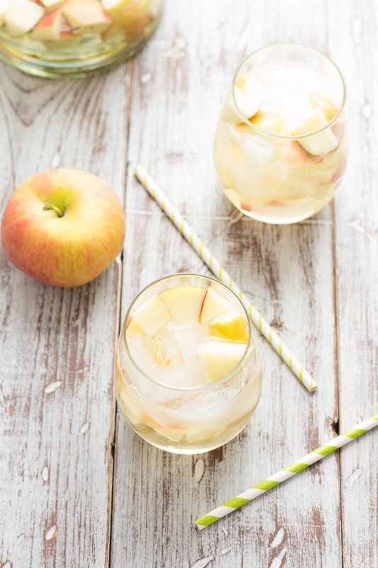 Sparkling Caramel Apple Sangria