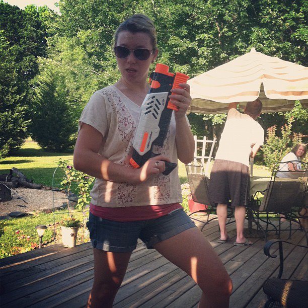 Squirt Gun Fight