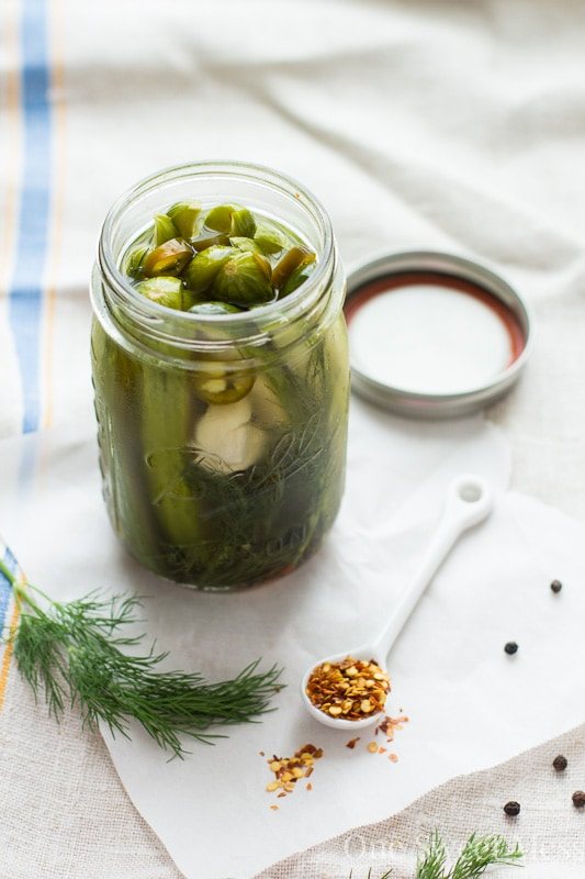 Spicy Refrigerator Pickles