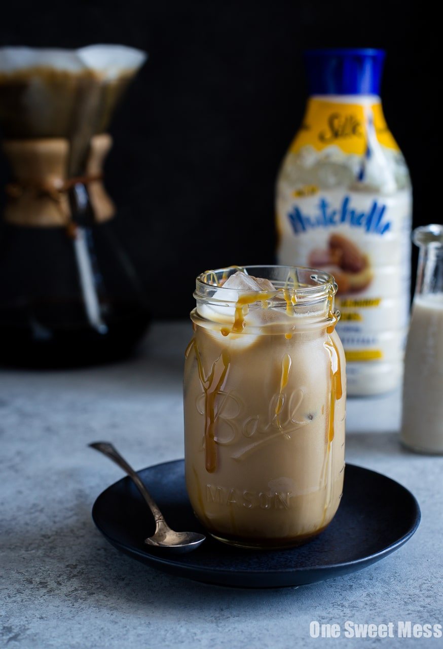 Spiked Salted Caramel Iced Coffee