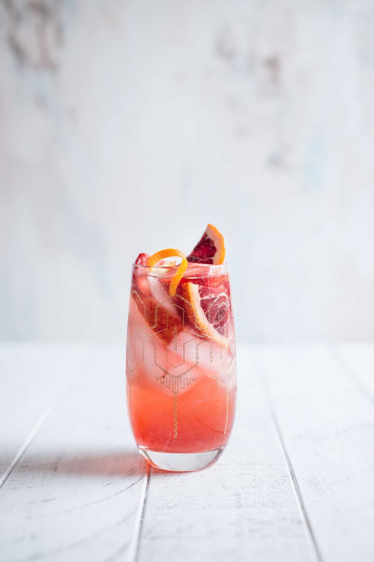 Strawberry Campari Gin Spritz