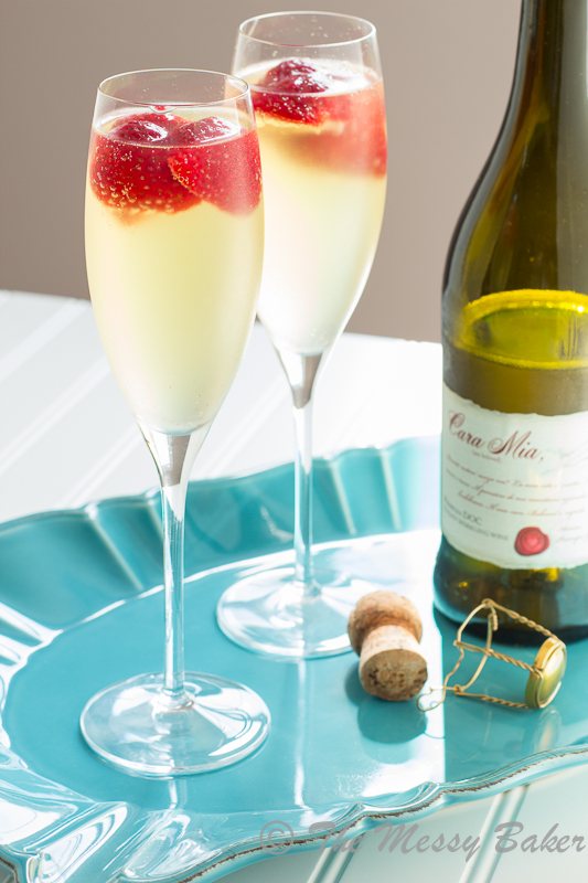Strawberry Limoncello Sparkler | www.themessybakerblog.com -8563