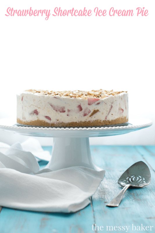 Strawberry Shortcake Ice Cream Pie