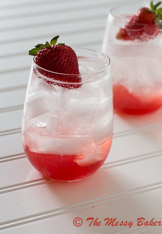Strawberry-Thyme Soda