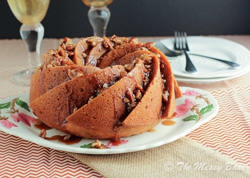 Sweet Potato Bourbon Bundt Cake {www.themessybakerblog.com}-5561