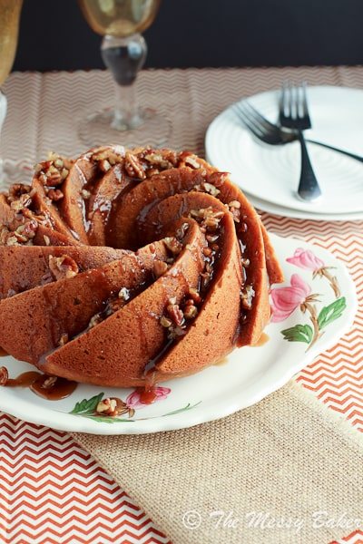 Sweet Potato Bourbon Bundt Cake