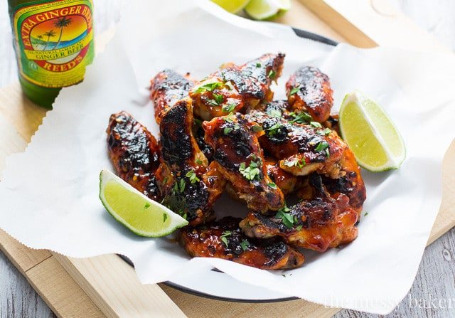 Sweet & Spicy Sriracha Glazed Wings {Baked, Not Fried}