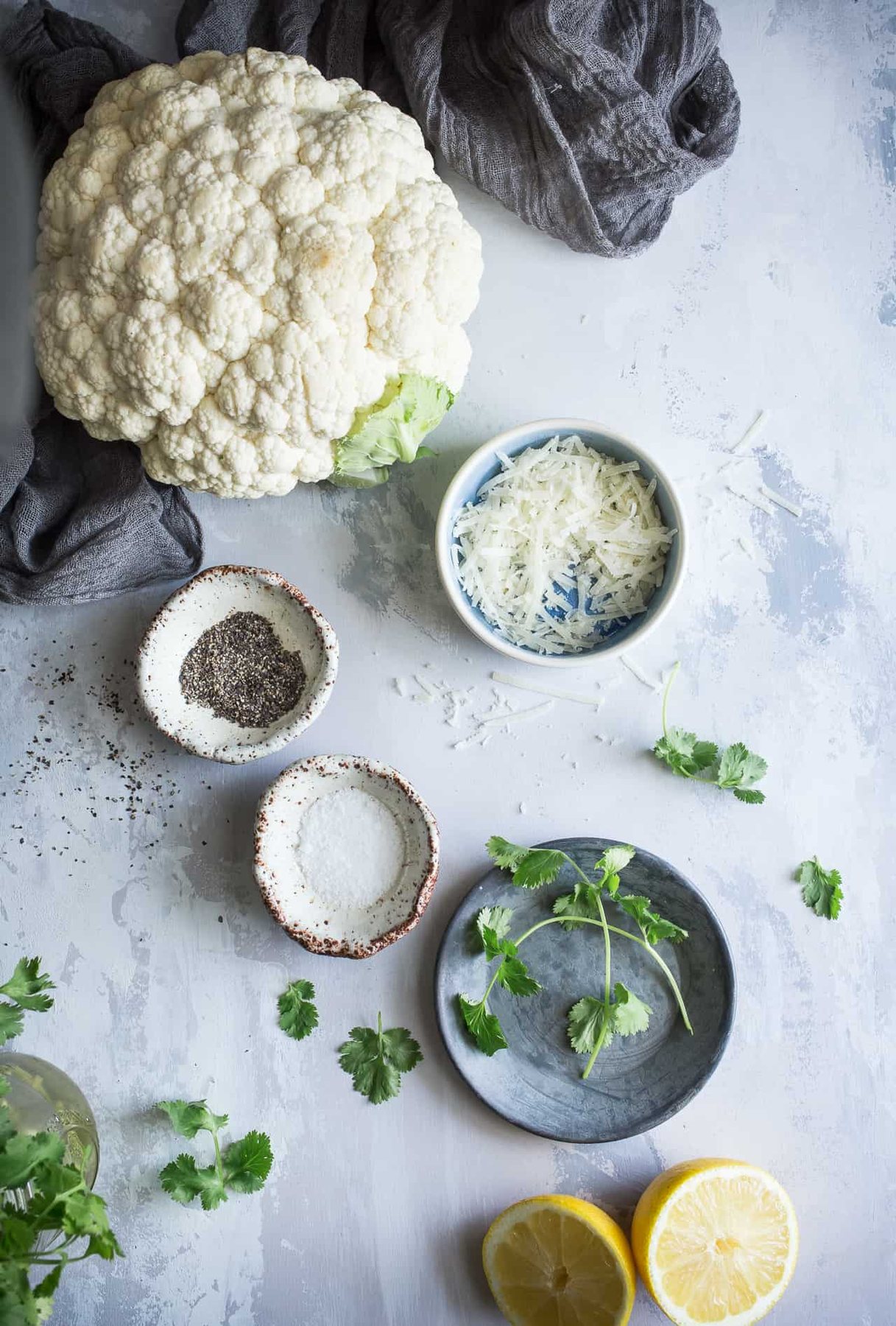 Cauliflower Mise En Place