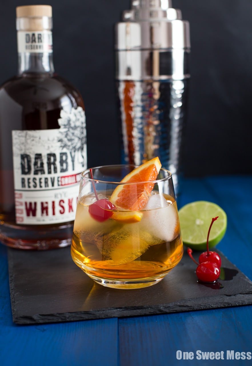 Triple Citrus Whiskey Sour Cocktail