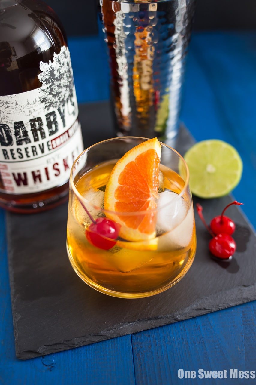 Triple Citrus Whiskey Sour Cocktail