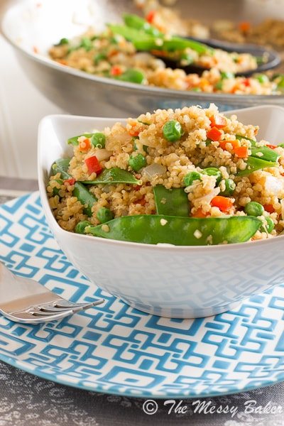 Veggie Loaded Fried Quinoa