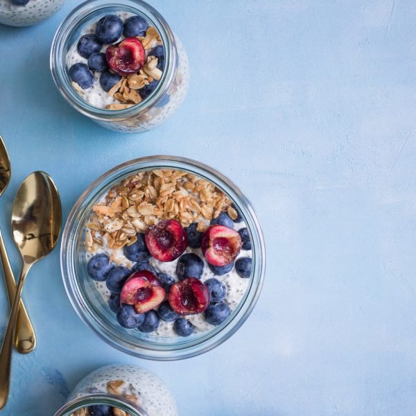 This Very Vanilla Chia Pudding is gluten-free, vegan-friendly, naturally sweetened, and high in protein. It's a great on-the-go healthy breakfast option.
