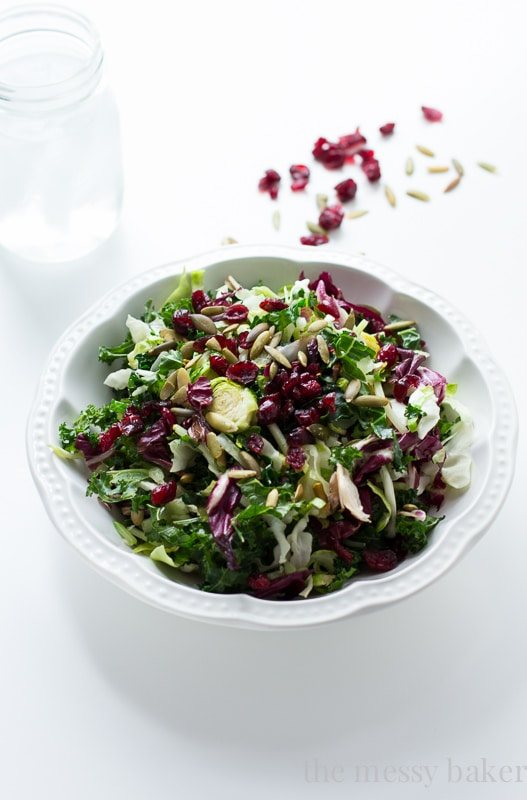 Warm Sweet Kale Salad with Poppyseed Dressing