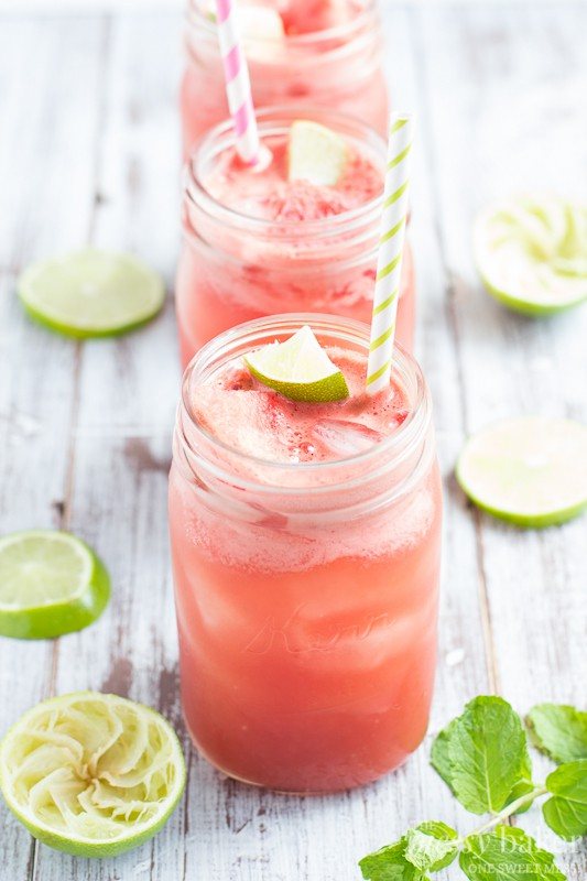 Watermelon Mint Cooler | www.themessybakerblog.com
