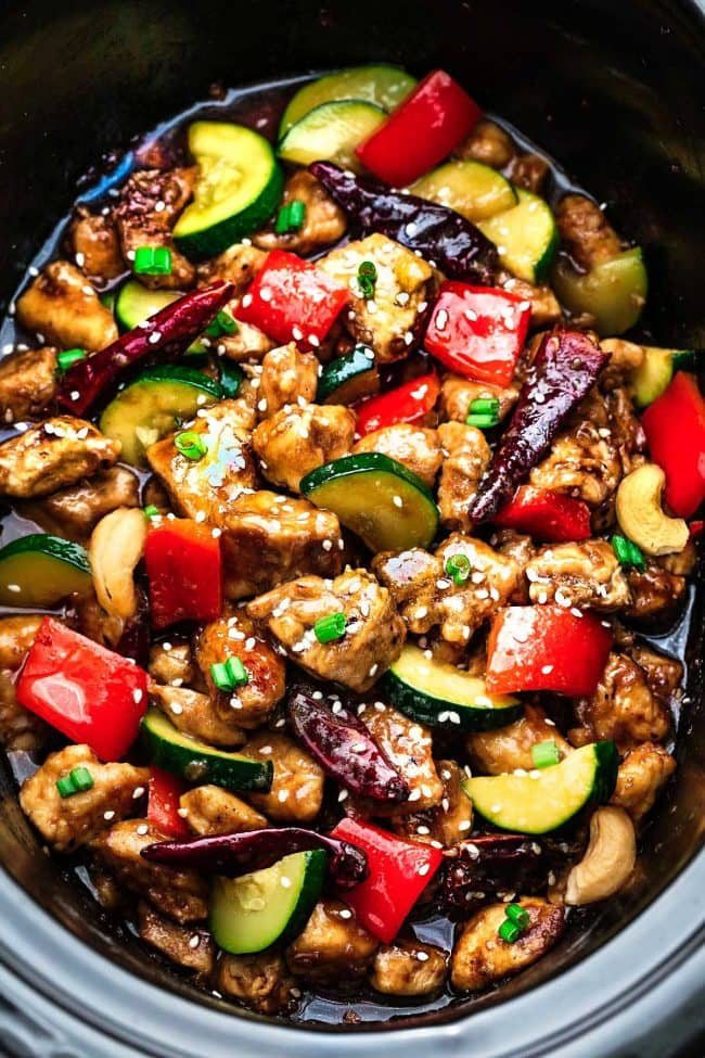 Slow Cooker Kung Pao Chicken