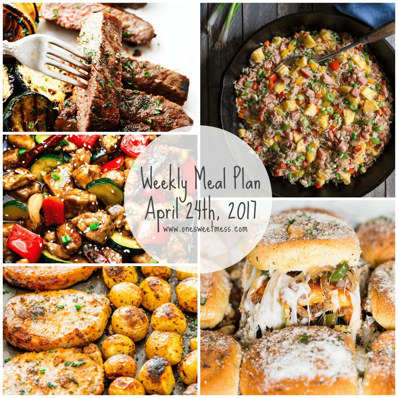 Weekly Meal Plan | April 24th, 2017