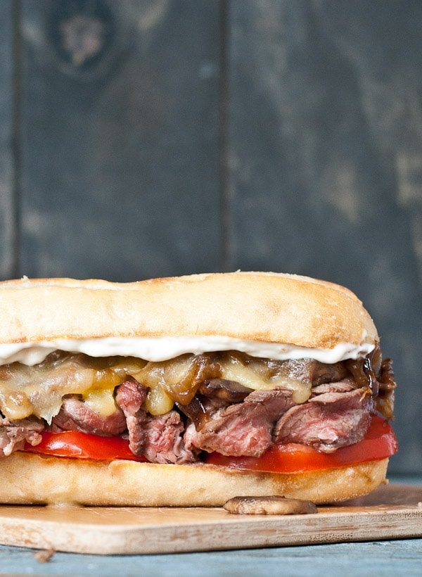 Grilled Flank Steak Sandwich