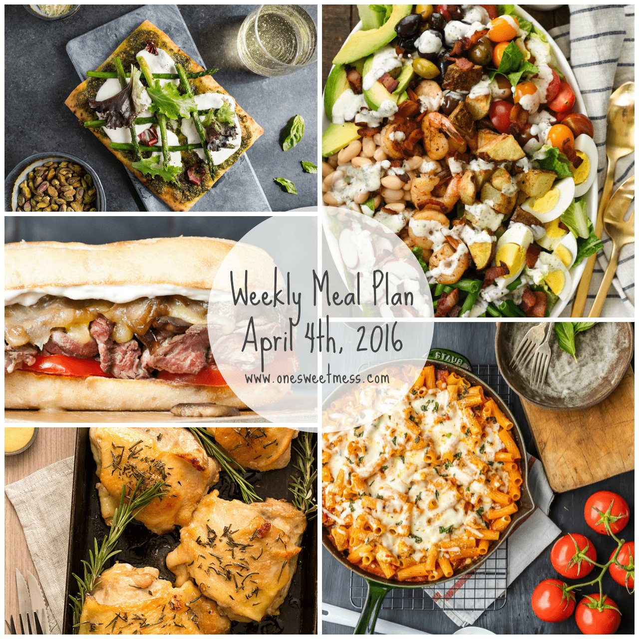 Weekly Meal Plan | April 4th, 2016