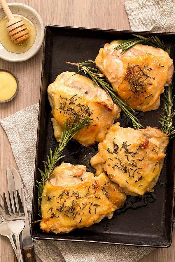 Honey Mustard Chicken Thighs