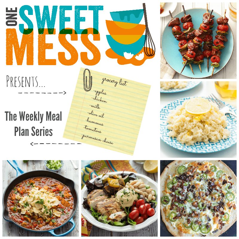 Weekly Meal Plan | August 3, 2015