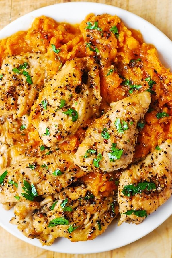 Maple Glazed Chicken with Sweet Potatoes