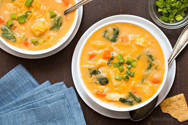 Cheesy Chicken and Potato Soup