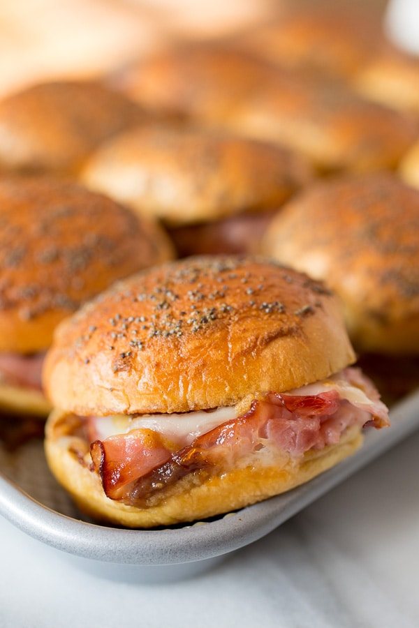 Apple Butter Ham and Cheese Sandwiches