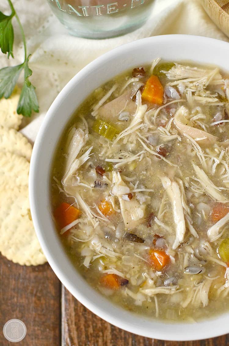 Crockpot Chicken and Wild Rice Soup