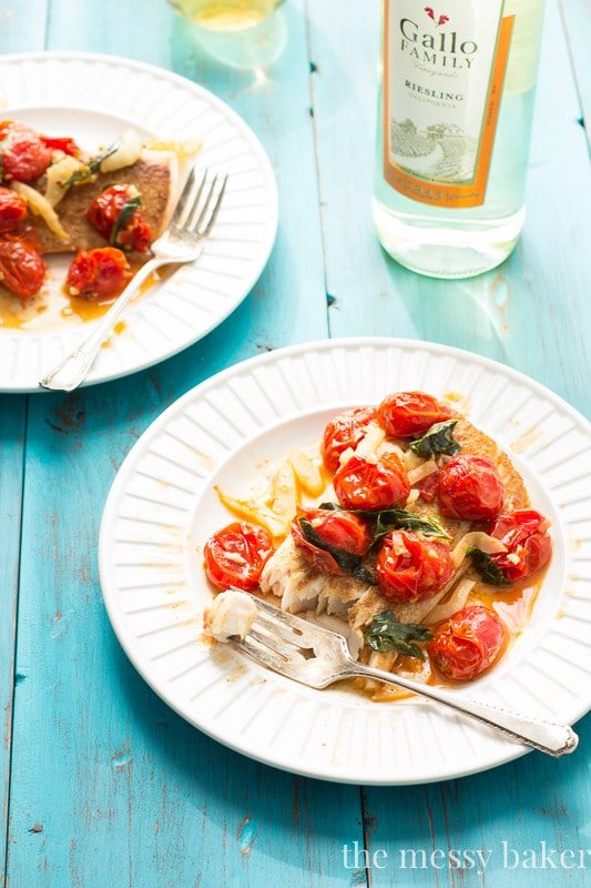 Mahi Mahi with Roasted Tomatoes and Fennel