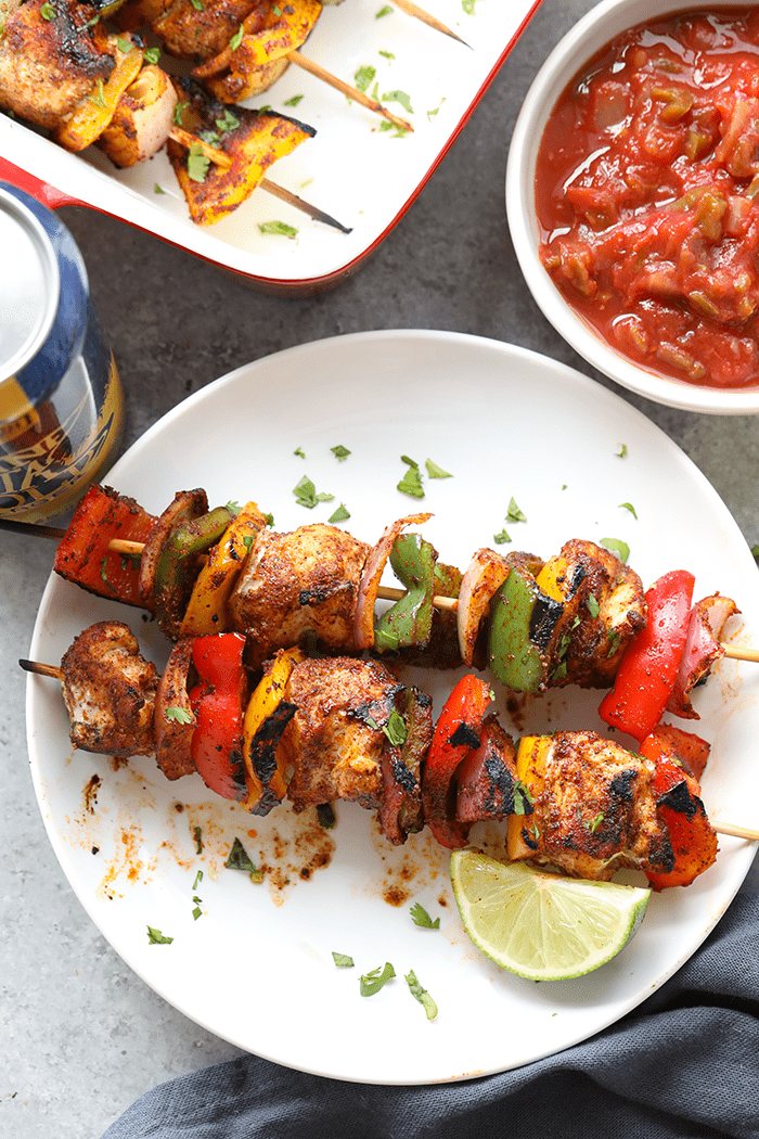 Chicken Fajita Kabobs