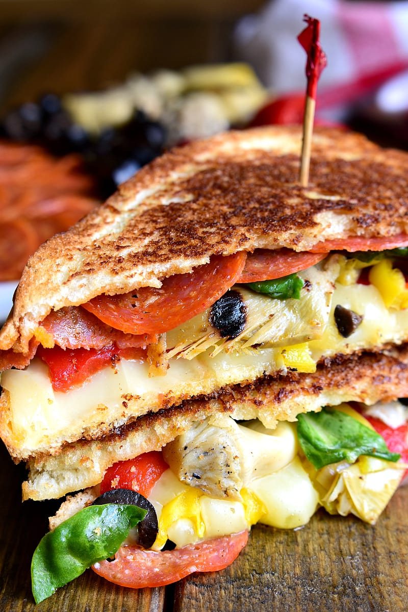 Antipasto Grilled Cheese Sandwich