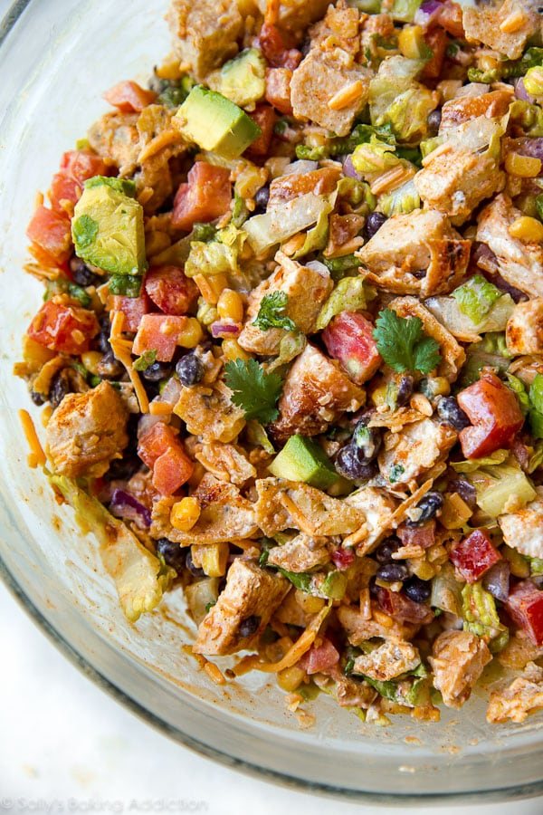 Southwestern Chopped Chicken Salad