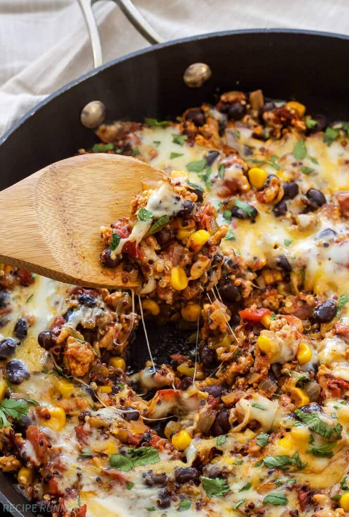 http://www.spoonfulofflavor.com/2016/01/20/turkey-taco-quinoa-skillet/