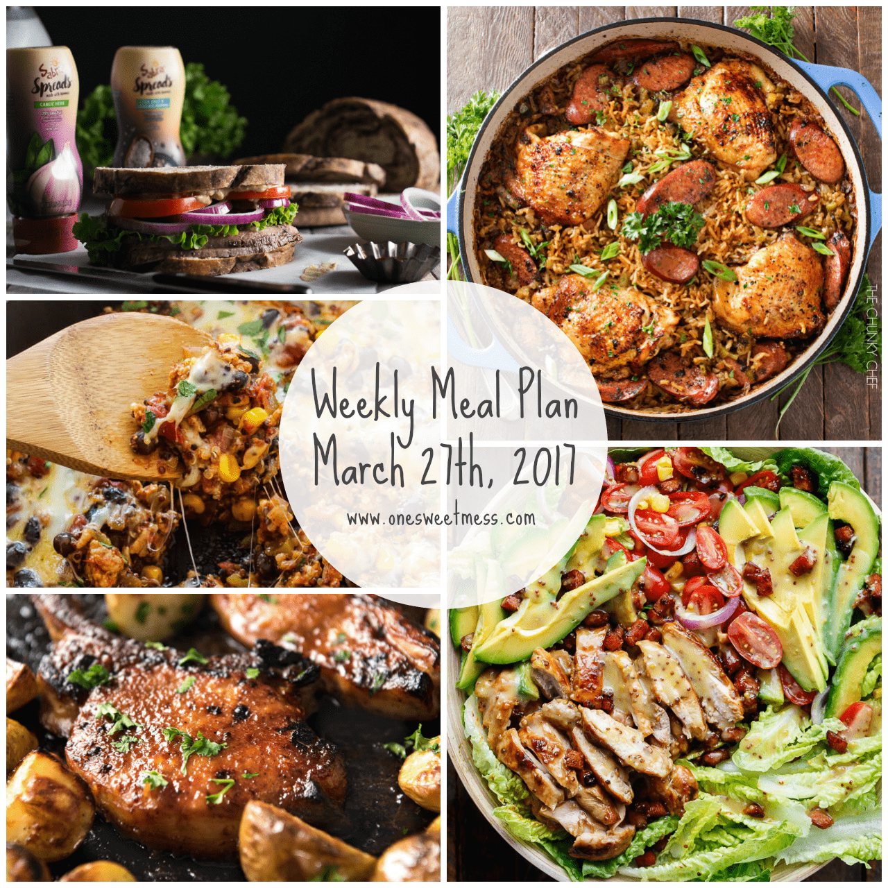 Weekly Meal Plan | March 27th, 2017
