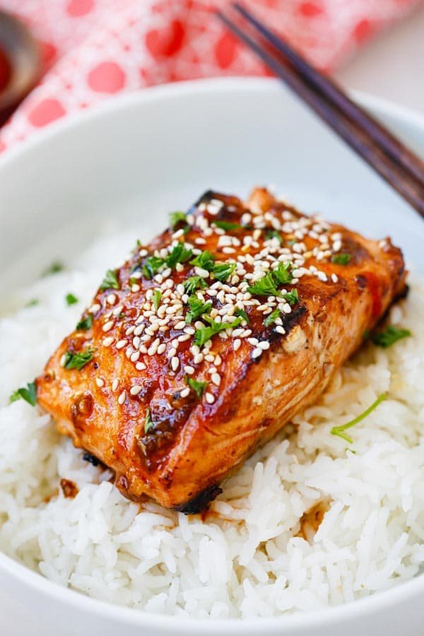 Honey Sriracha Salmon