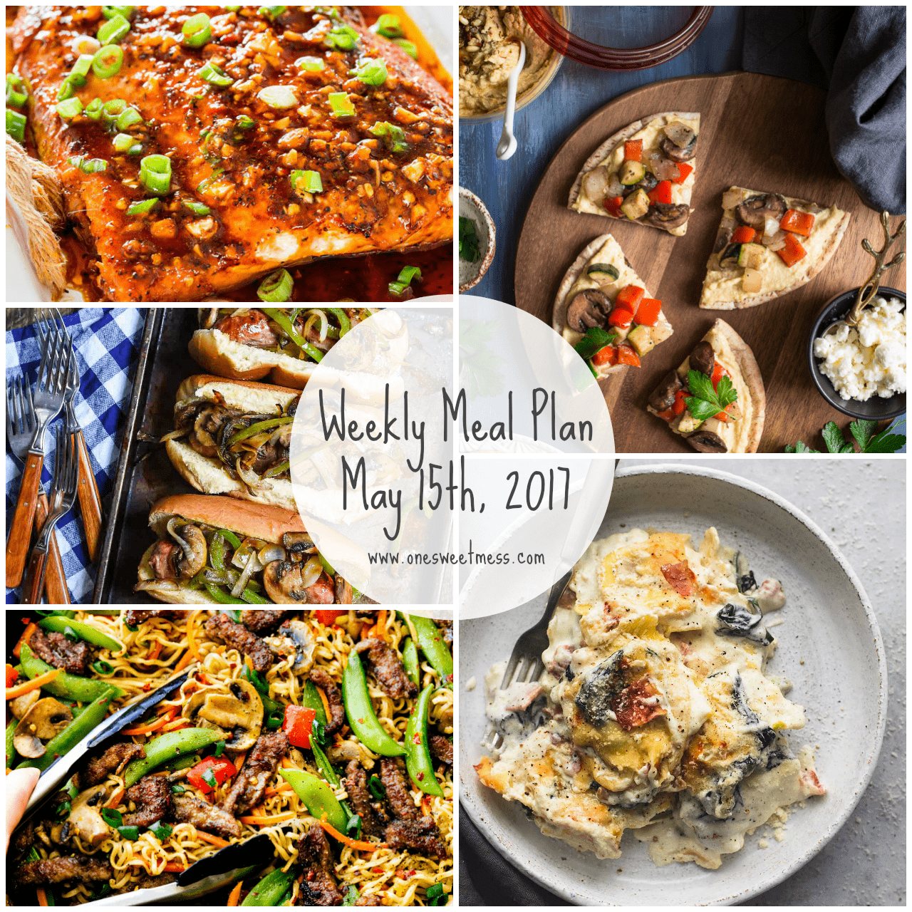 Weekly Meal Plan | May 15th, 2017