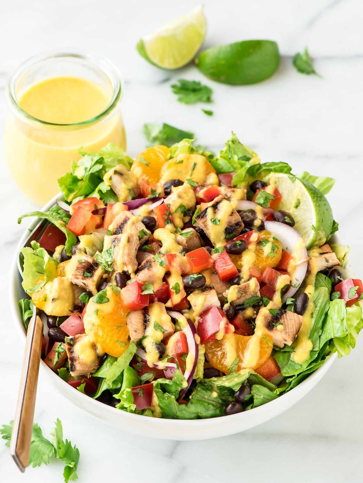 Caribbean Grilled Chicken Salad