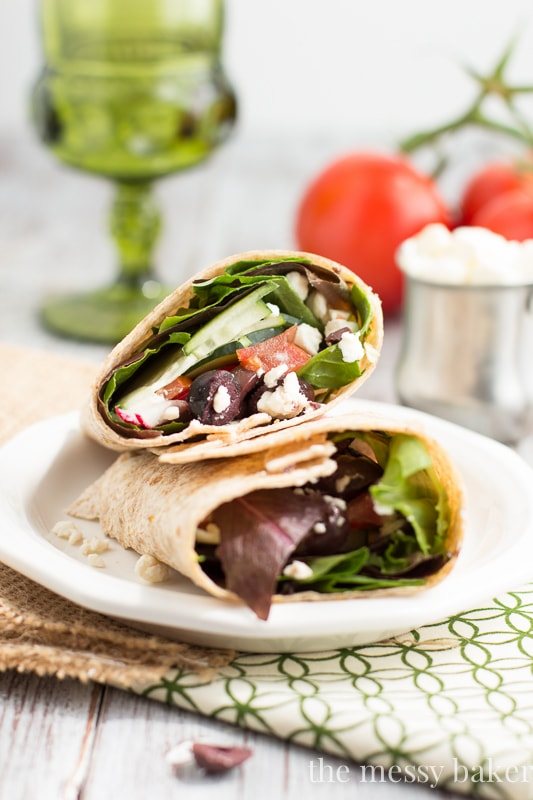 Greek Salad Wrap
