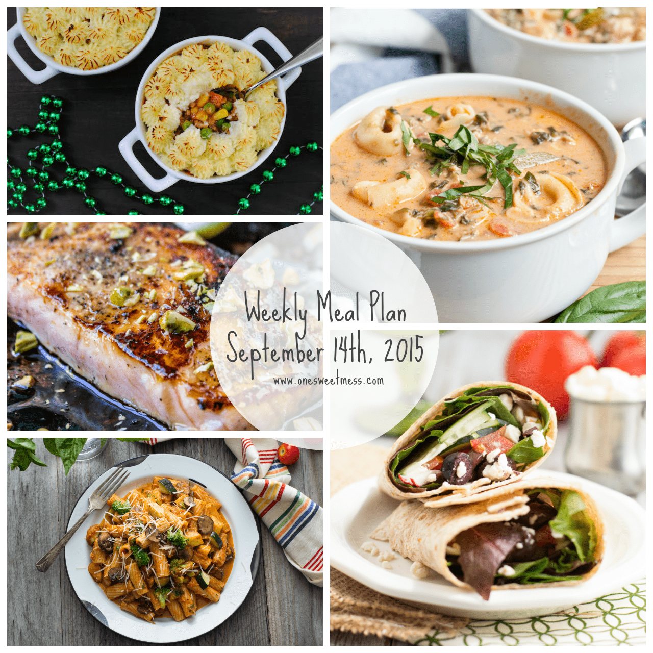 Weekly Meal Plan | September 14th, 2015