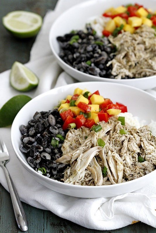 Caribbean Jerk Chicken Rice Bowls
