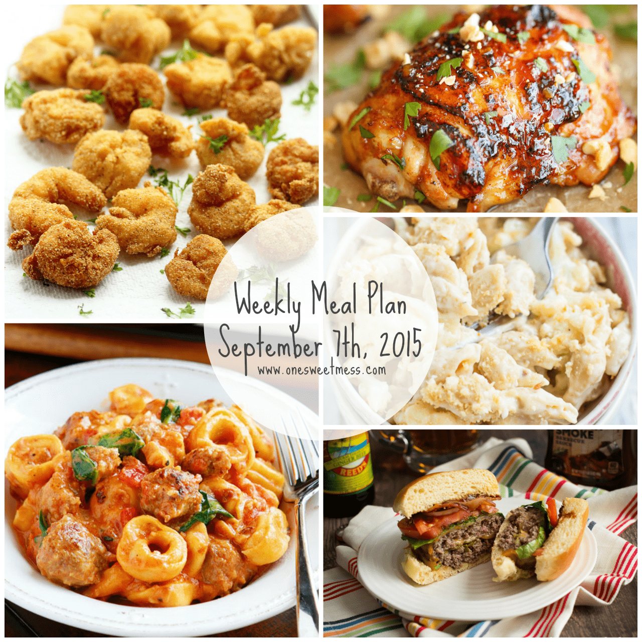 Weekly Meal Plan | September 7th, 2015
