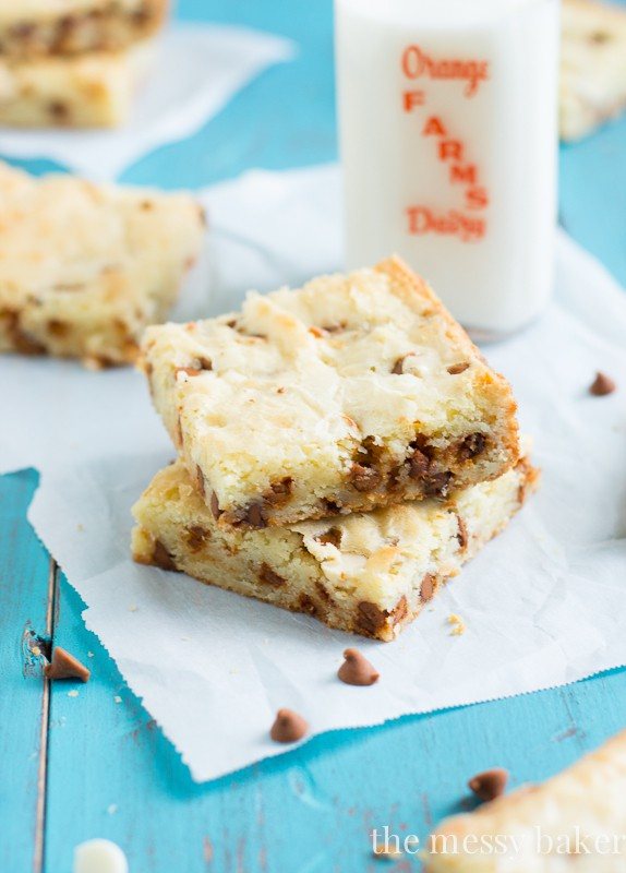 White Chocolate Cinnamon Chip Brownies